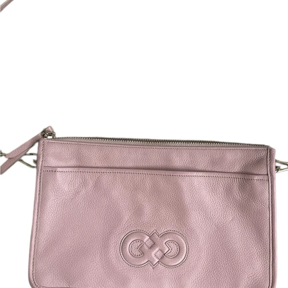 COLE‎ HAAN Shoulder bag Leather PNK CHO11158 pink Smooth Top Zip Pockets